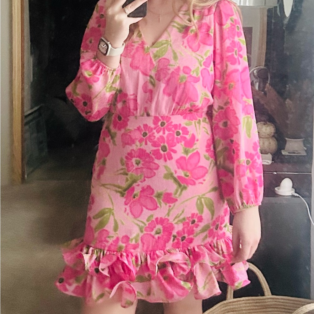 Floral Pink formal Dress - Picture 9 of 9